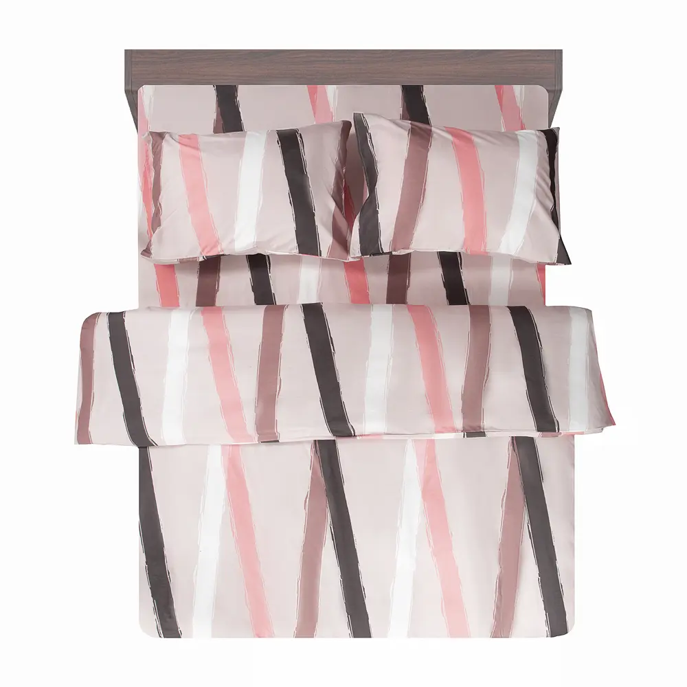 Комплект постельного белья Amore Mio Шафт евро полисатин бежевый STLM-2160116 - Вид №4