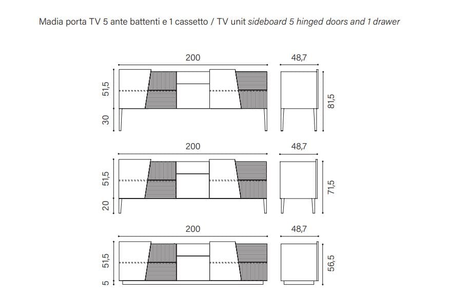 Деревянный шкаф с распашными дверями Devina Nais Ноль.16 ARCH-00135278 - Вид №12