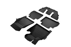 17429340 Коврики в салон 3D LUX резиновые, для BMW X7 G07 6 SEATS 2018- г.в. 3D.BM.X.7.6S.18G.08Х06 SRTK