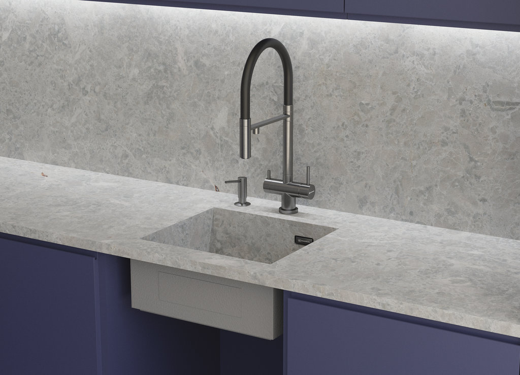 Кухонная мойка Kasen 49-16 INT GM OMOIKIRI 4997055 - Вид №3