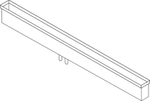 DOMUSOMNIA Встраиваемый кухонный канал EasyRack Kitchen STEP 2850, Цвет Белый KFS2850WX