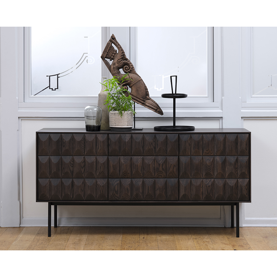 42073181 Комод , latina, 3 секции, 160х45х79 см Unique Furniture  - Вид №1