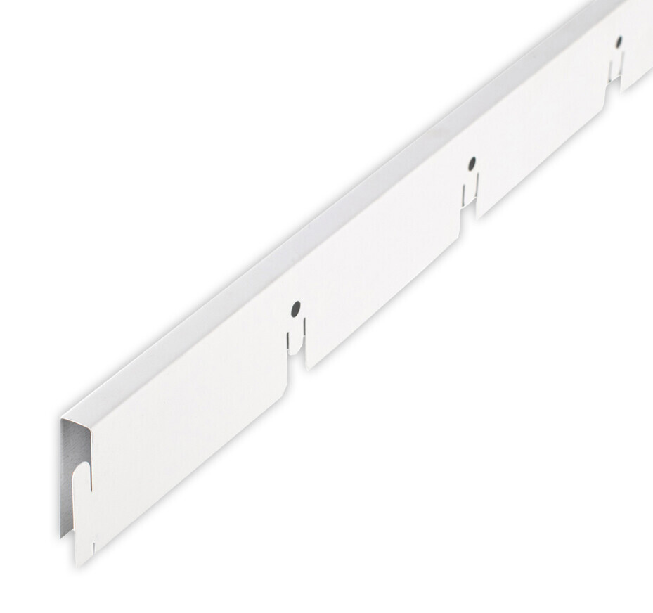 82151772 Рейка направляющая грильято 100x100x40 мм белый 2.4 м STLM-0020488 АЛБЕС 