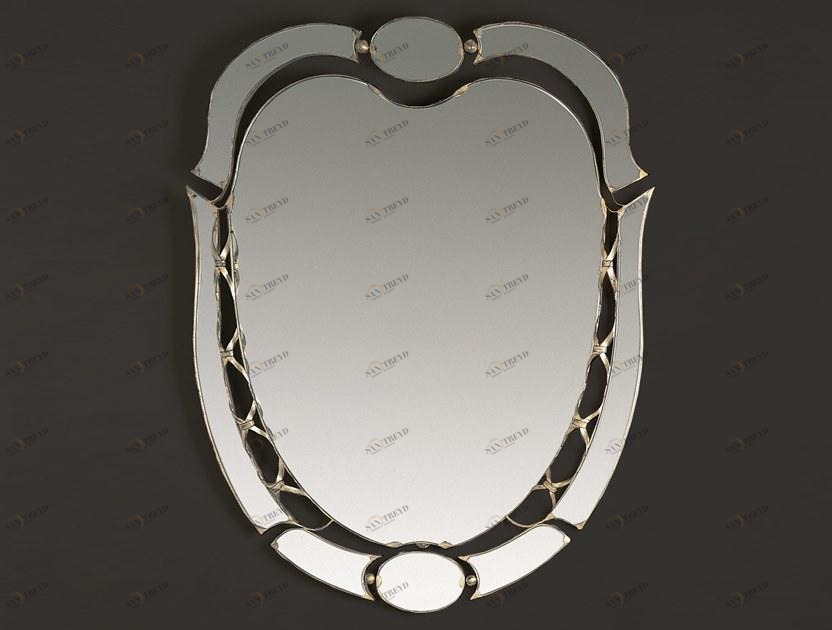 OFFICINACIANI Настенное зеркало из кованого железа  Hf2007mi 