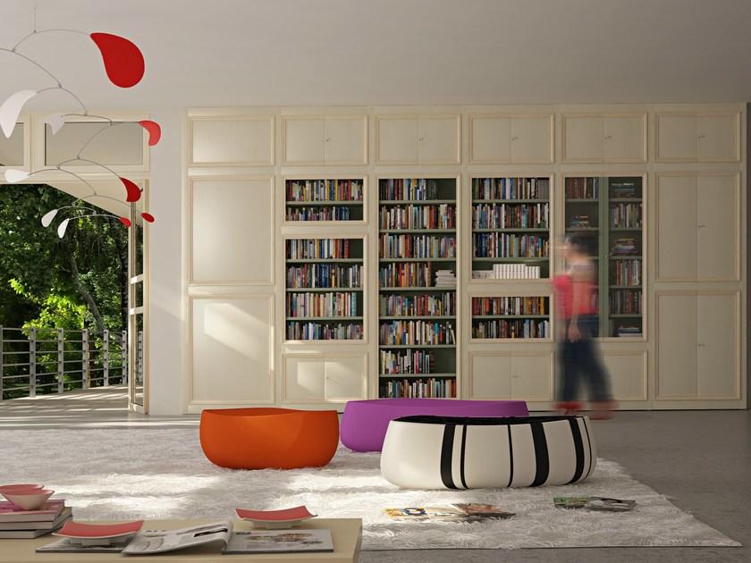 Morelato Модульный книжный шкаф вишня Maschera Art. fs3510177 - Вид №2