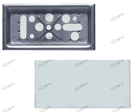 База для таблички MUPRO с резьбовым соединением, с крышкой, оцинкованная, М8 MÜPRO (MUPRO) Mupro таблички 112618