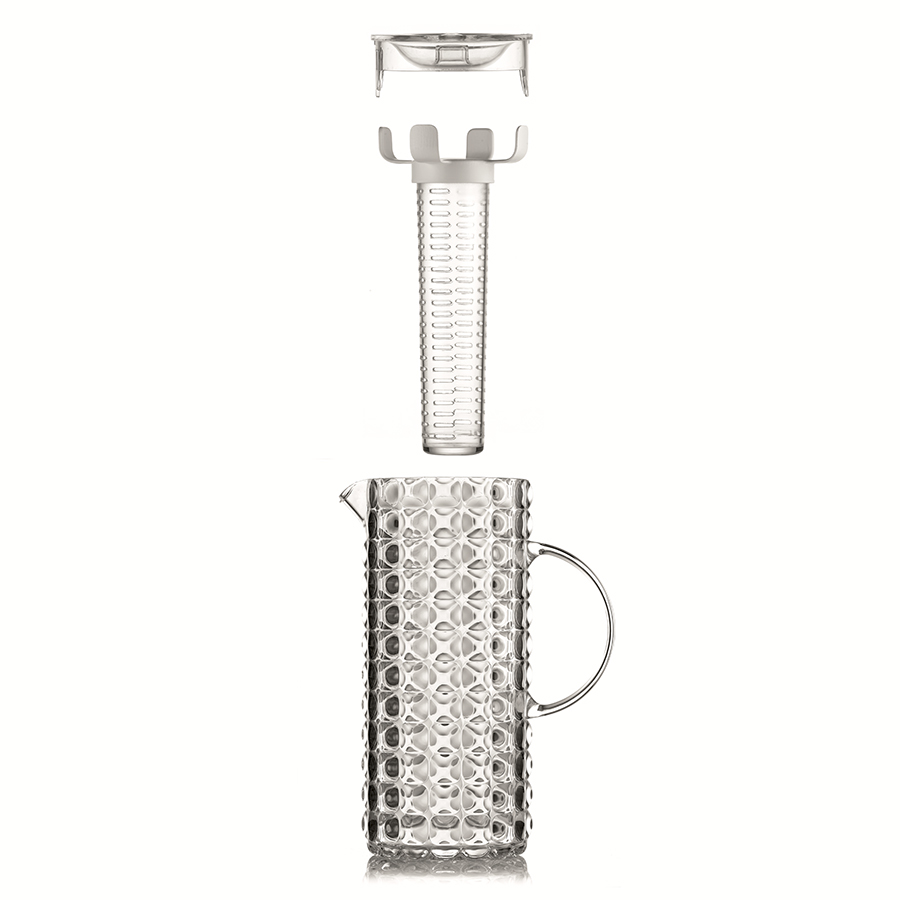 22560100 Кувшин с колбой для льда tiffany, 1,75 л, акрил, прозрачный Guzzini  - Вид №1