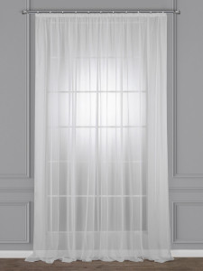 90818946 Штора на шторной ленте Алита 300x275 см цвет белый STLM-0396847 DAILY BY T