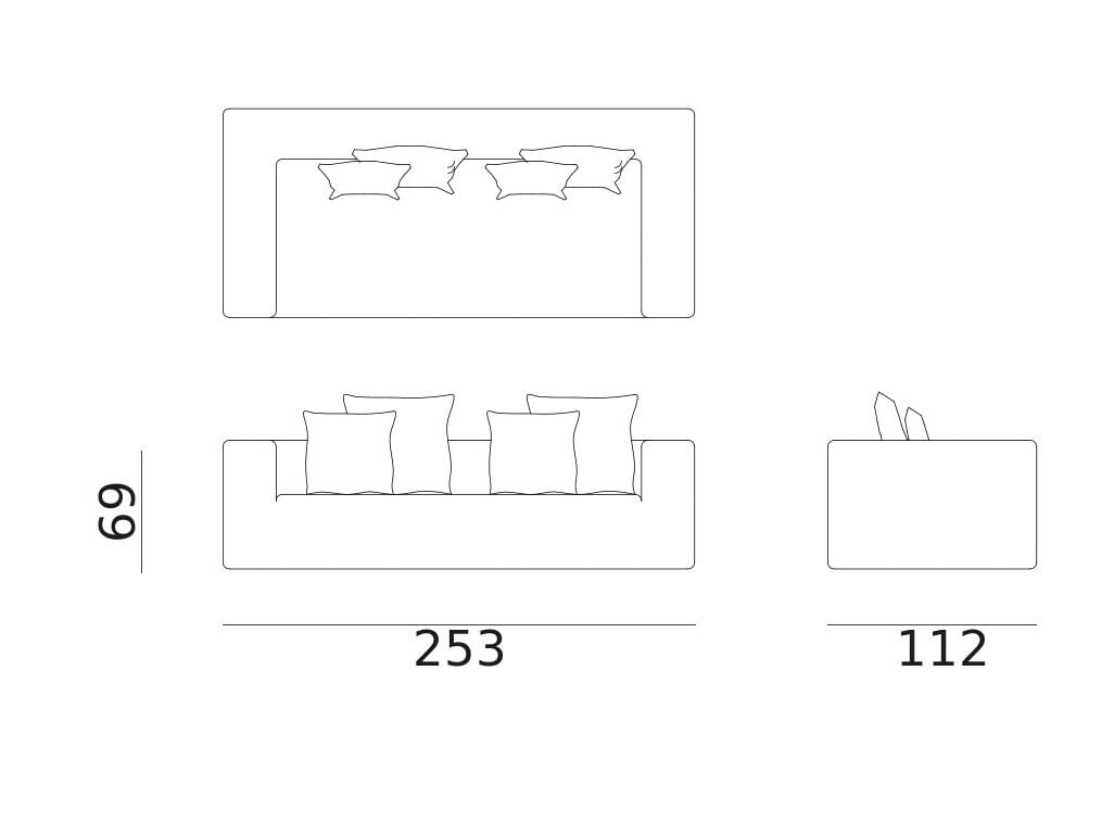 Тканевый модульный садовый диван Exteta Montecarlo ARCH-00107081 - Вид №22