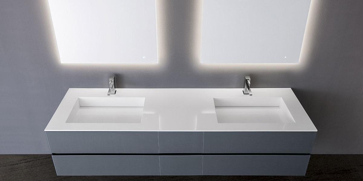 Мебель для ванной в матовой отделке Crystal CY03 OASIS BATHROOM Master Crystal - Вид №2