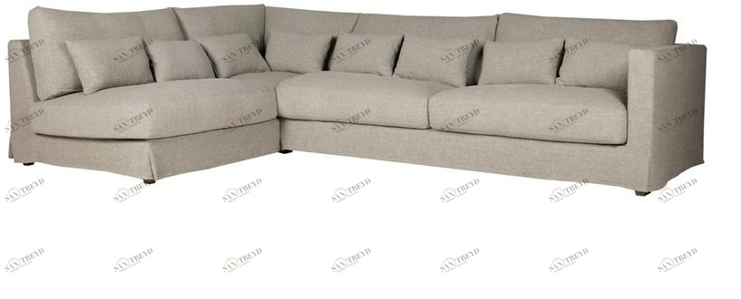 Sits 5-местный угловой диван из ткани sun-id-1345288