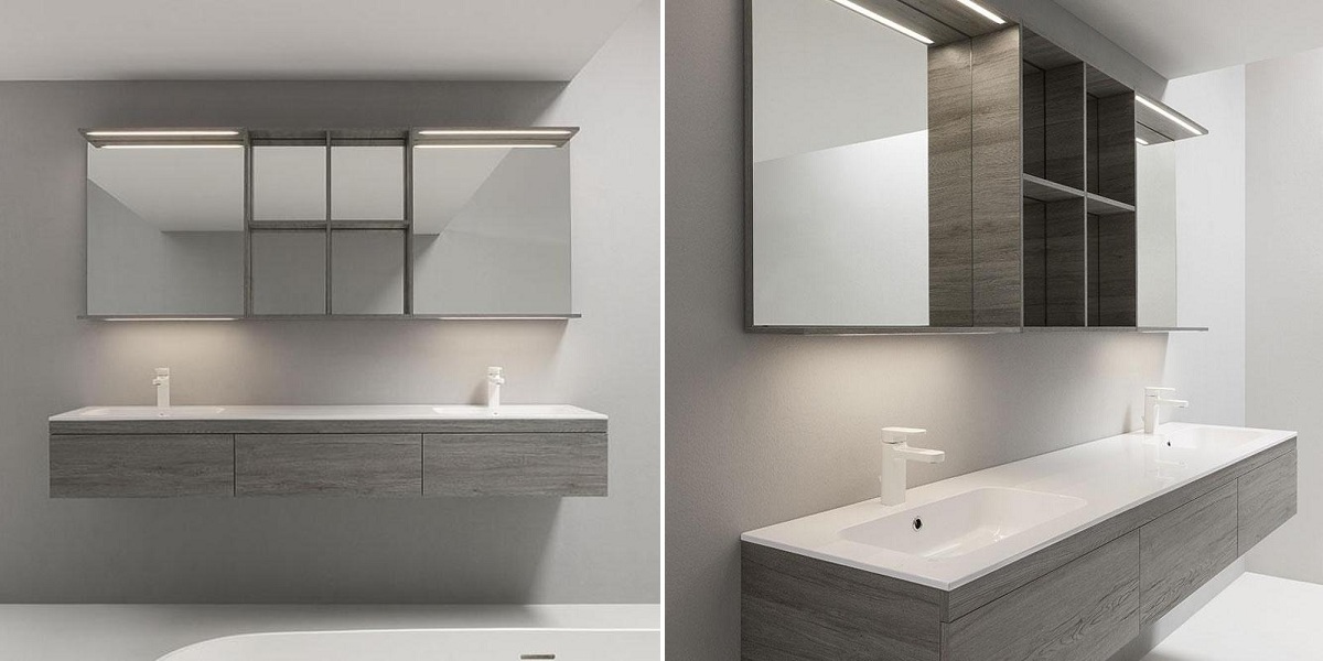 Мебель для ванной в глянцевой отделке PASSEPARTOUT PS23 OASIS BATHROOM Master Passepartout - Вид №1