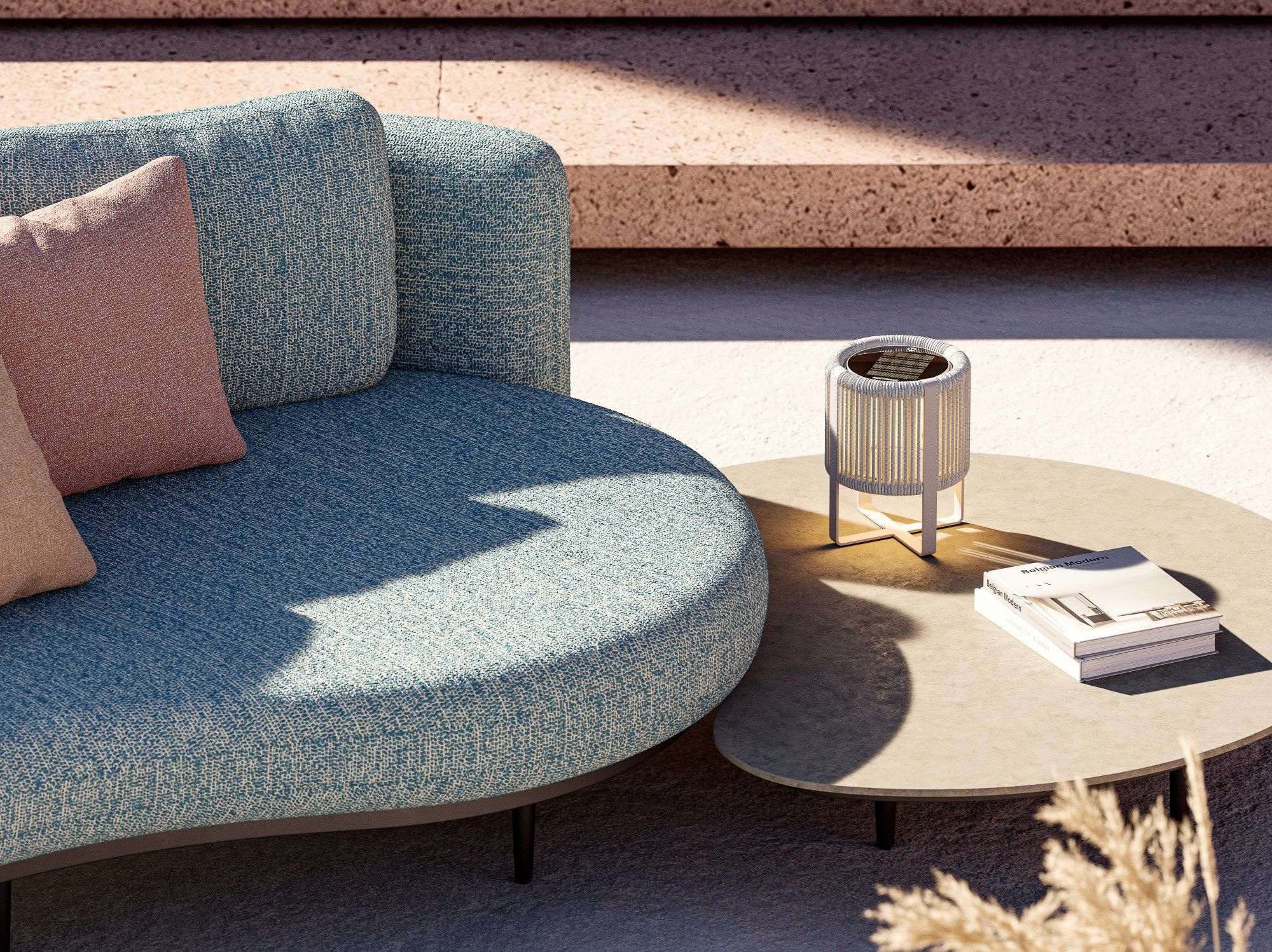 2-местный тканевый садовый диван Royal Botania Organix Lounge ARCH-00055240 - Вид №2