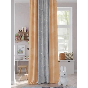 91712948 Штора на шторной ленте Comfy Way Гралиса 150x260 см цвет бежевый STLM-1064778