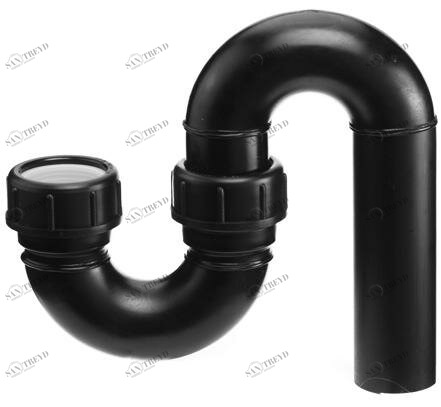 SANIT 227447000100050 Сифон, ПЭ-сток перпендикулярно 