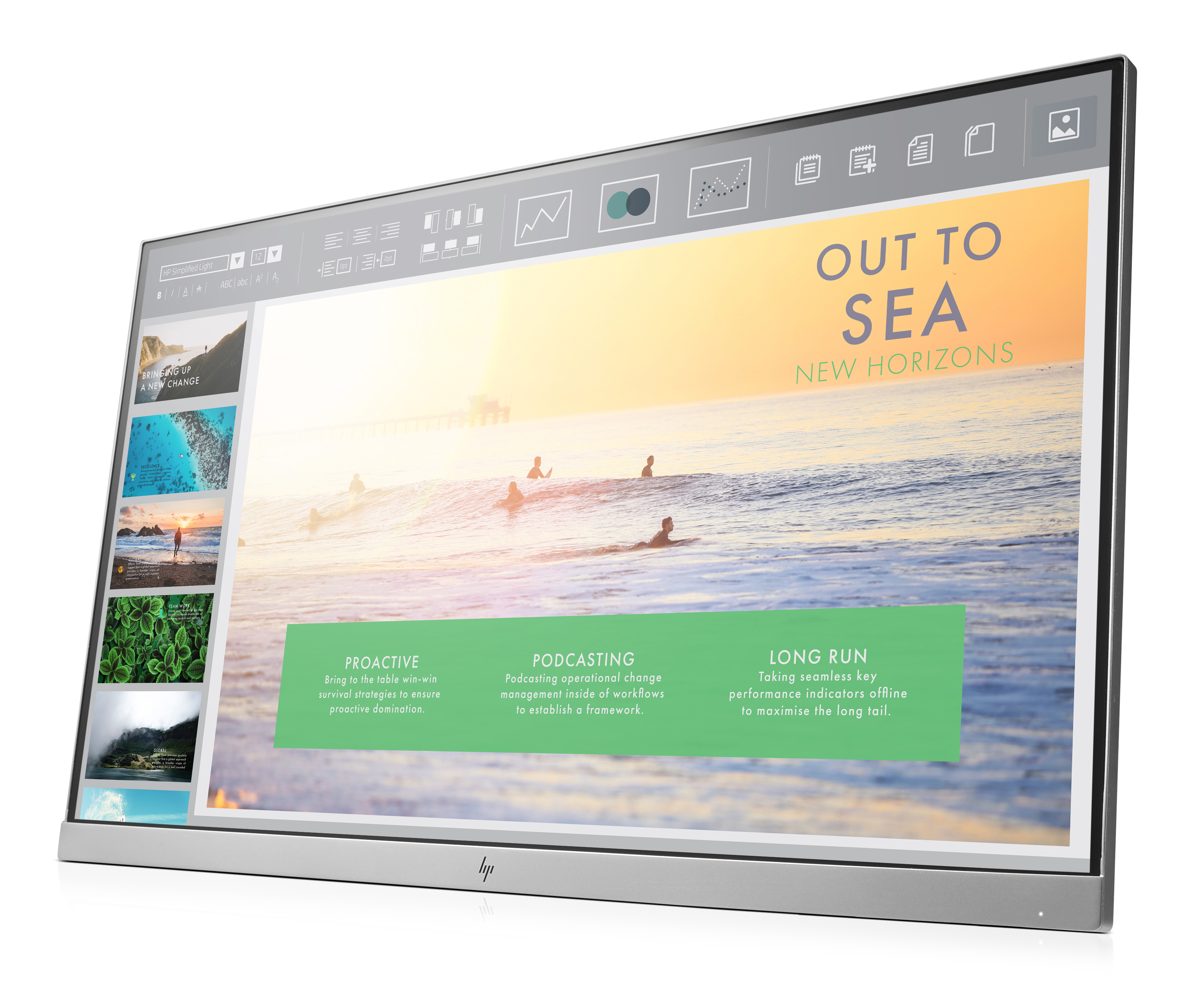 2PD30AA#ABB elitedisplay e233 ho monitor (без подставки) HP HP EliteDisplay Santreyd  - Вид №1