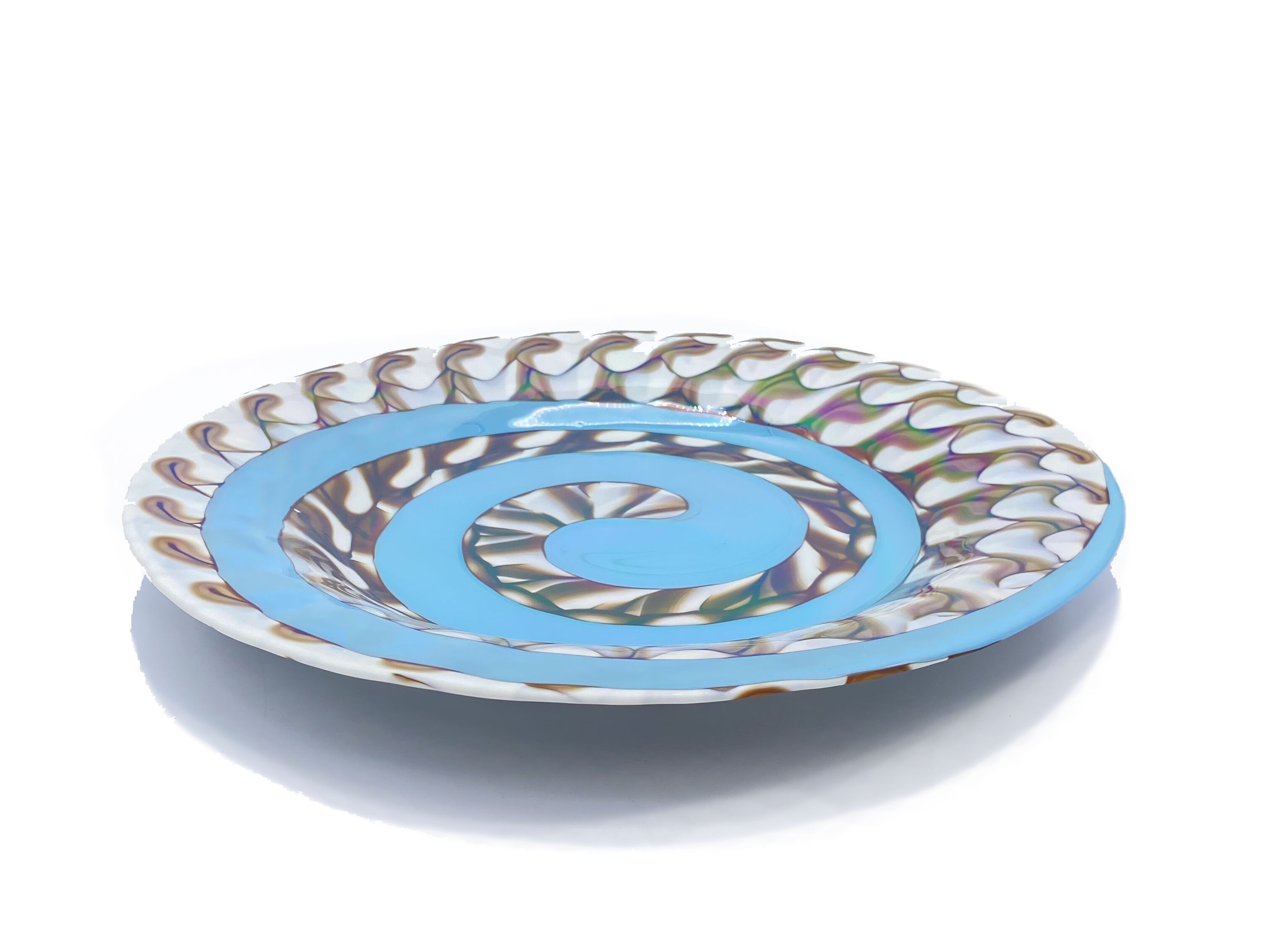 Тарелка для фруктов из муранского стекла ручной работы YourMurano Decorative Plates ARCH-00046014