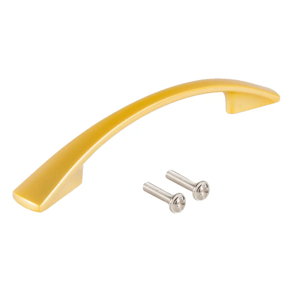 Мебельная ручка-скоба RS005SG.4 96 мм матовое золото BOYARD STLM-2142034 - Вид №1