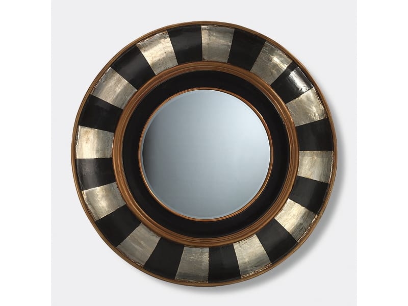 Круглое деревянное зеркало с рамкой стены LAMBERT NOFRETETE ARCH-00126281