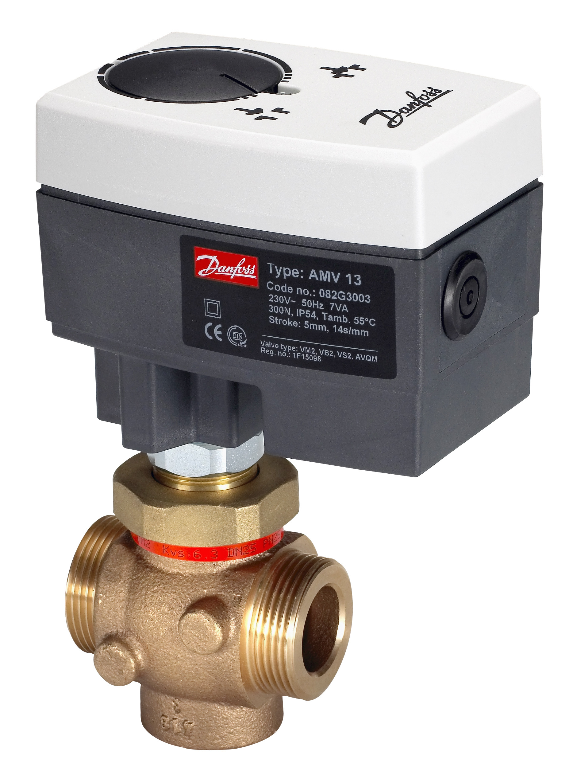 Danfoss Редукторные электроприводы с трехпозиционным управлением ARV 153 230В 3с/мм 082G6011  - Вид №25