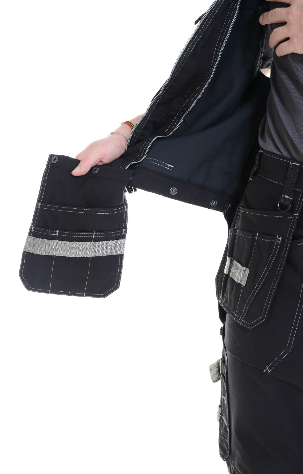 62597 Жилет  черный Union Space  Летняя спецодежда  размер 44-46  - Вид №12