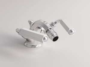 Смеситель для биде на одно отверстие с поворотным горлышком