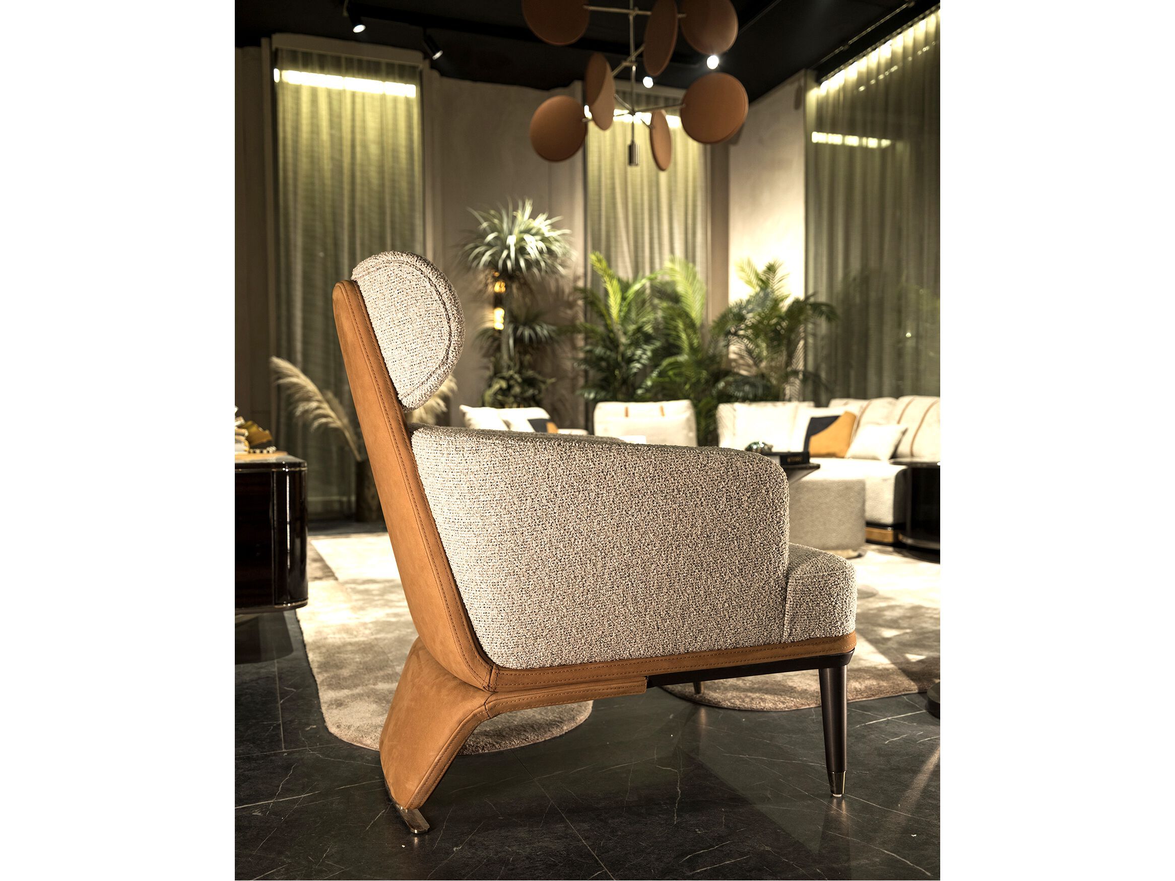 Тканевое кресло с подлокотниками Zebrano Медуза ARCH-00113986 - Вид №4