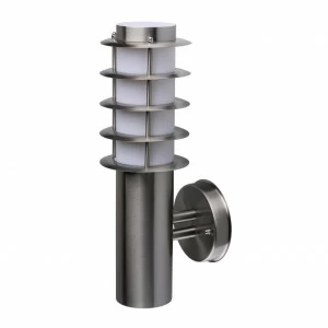 Уличный настенный светильник 16х16х12 см хром "Плутон" 809020701 DE MARKT ФАКЕЛ 00-3895551 Хром