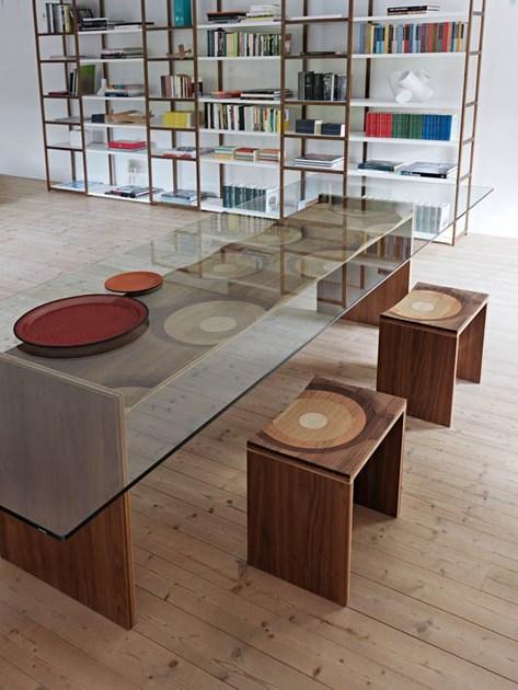 Casamania & Horm Табурет из массива дерева Ripples sun-id-1379705 - Вид №5