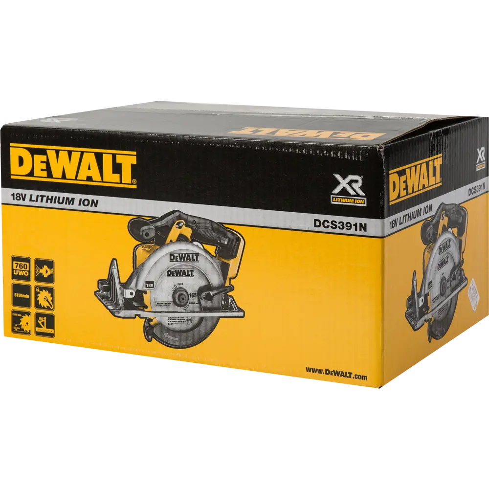 Циркулярная пила аккумуляторная DeWalt DCS391N, 18 В Li-ion, 165 мм, без АКБ 81976529 STLM-2112873  - Вид №5