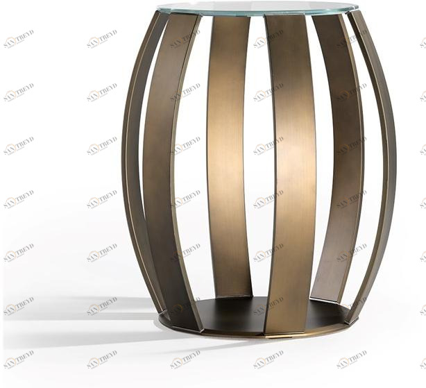 Reflex Круглый стеклянный журнальный столик для гостиной Barrique sun-id-1459677