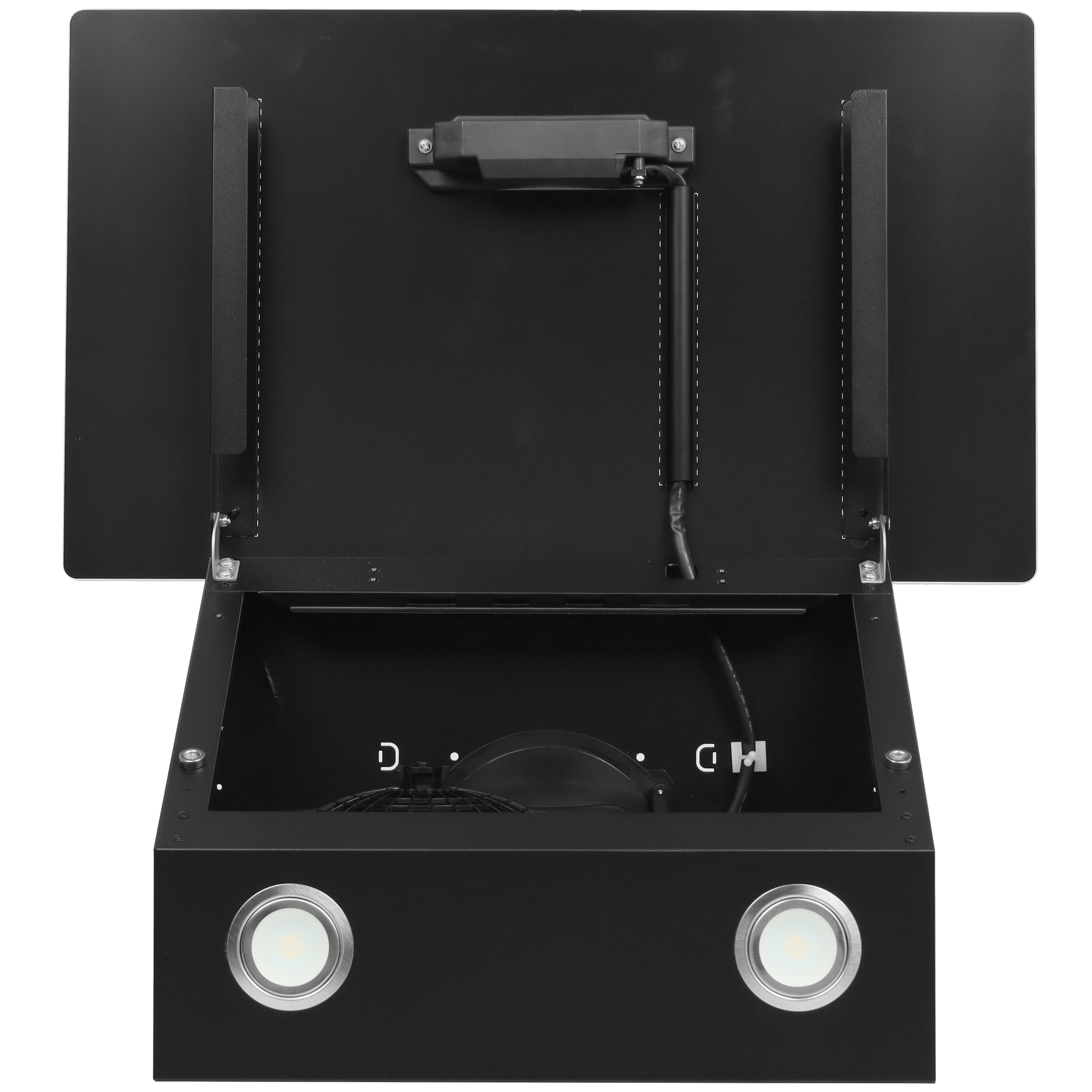 9089100 Вытяжка наклонная DEXP SC60B-650 черный/черный STDN-0107640 - Вид №8