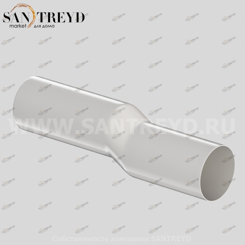 VA086 Эксцентриковая труба для подвод воды см белая Globo ACCESSORIES Италия Ceramica Globo