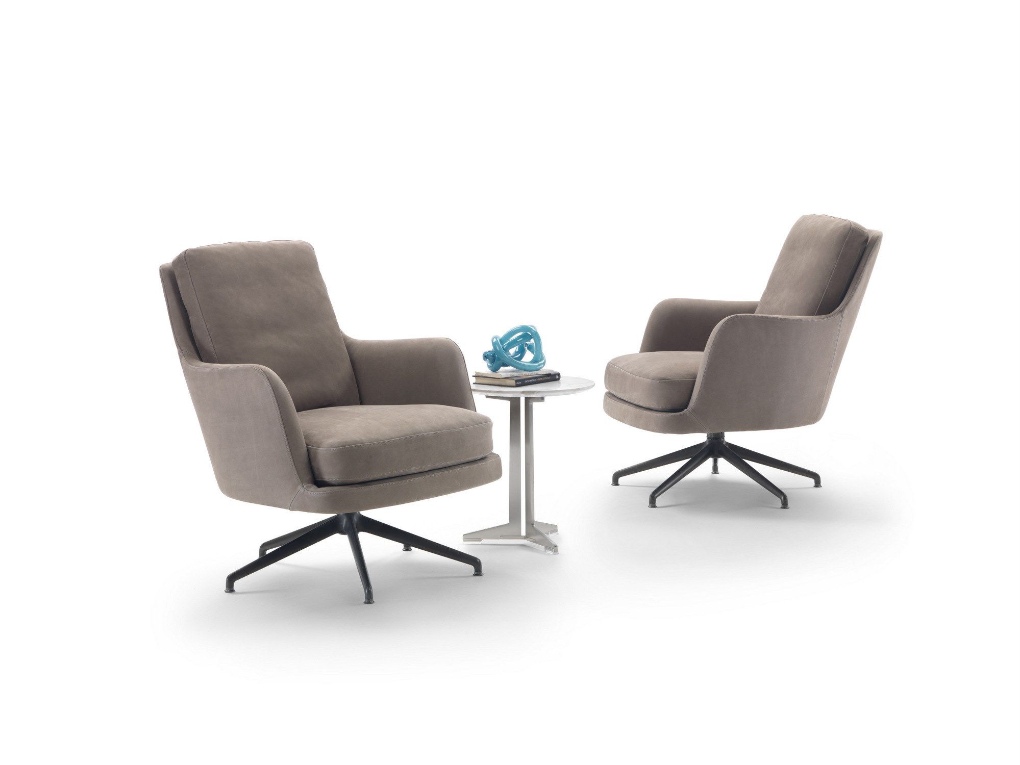 Тканевое вращающееся кресло с подлокотниками Flexform Marley ARCH-00108456 - Вид №4