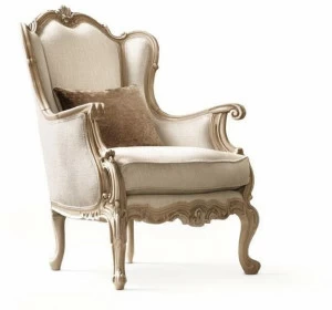 SCAPPINI & C Кресло Bergere из ткани с подлокотниками Timeless 9870-p