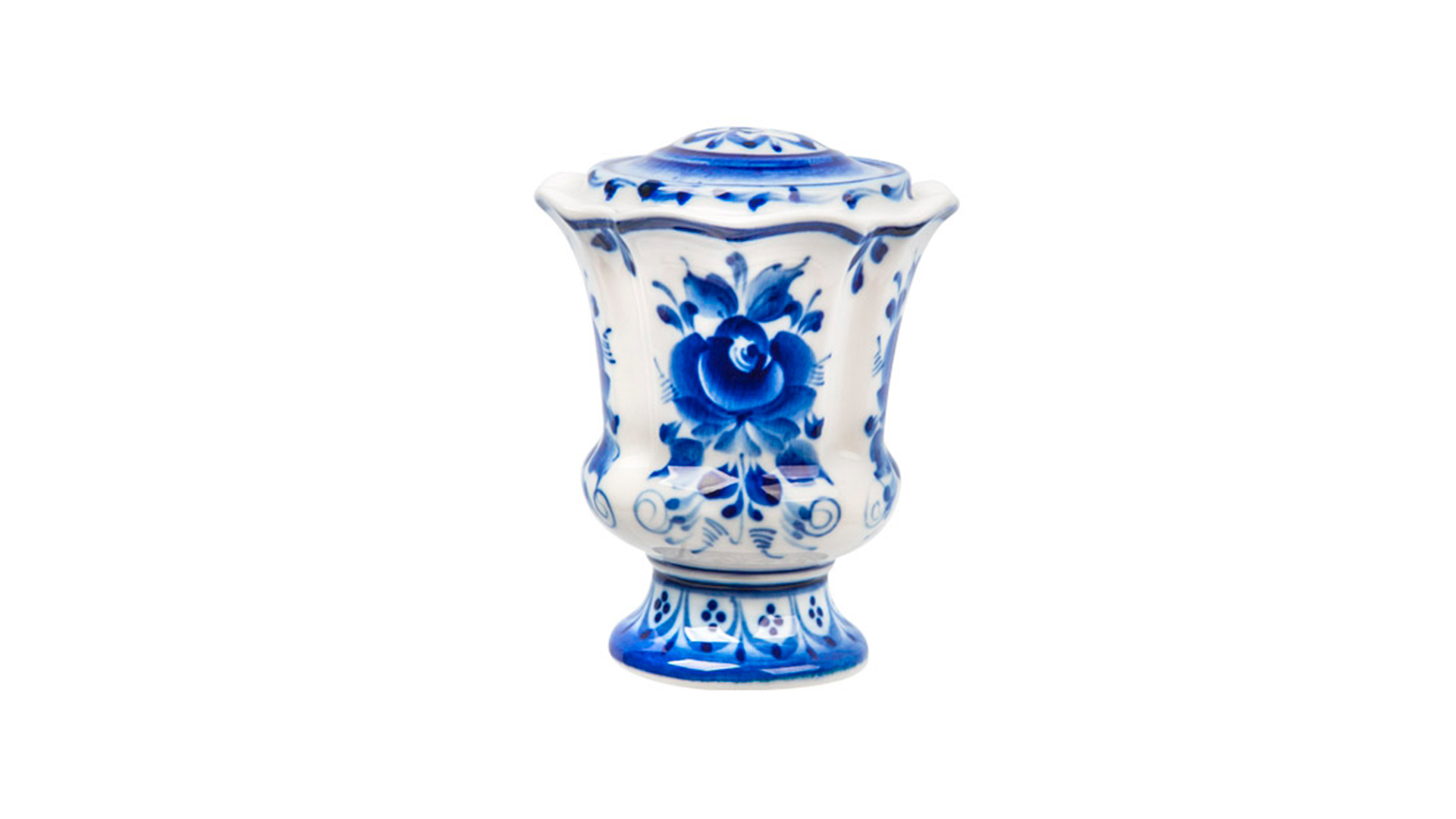 10612894 Гжельский фарфоровый завод Сервиз столовый 6/42 "Дубок" (авт.работа) Фарфор, Керамика  - Вид №3