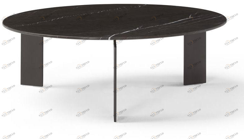 AMURA Круглый журнальный столик из мрамора Range Am093.t568