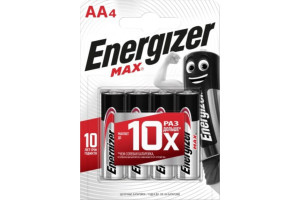 16282004 Батарейки R6 AA 4 шт/бл Alkaline 7638900370812 Energizer