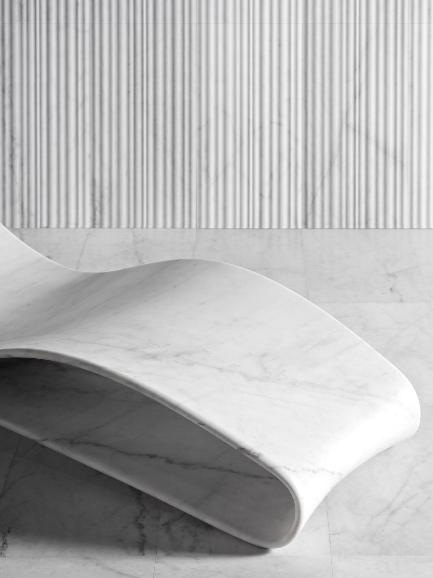 Мраморный шезлонг LUCE DI CARRARA VOLUTE ARCH-00043622 - Вид №4