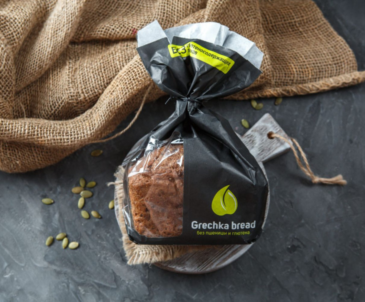 3959 Хлеб "Зеленая гречка - семена тыквы" Вкусляндия  - Вид №2