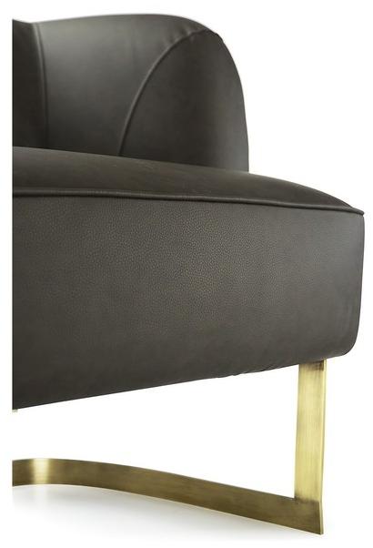 MARIONI Мягкое кресло из экокожи с подлокотниками Joan 02706 - Вид №4