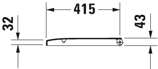 0064510000 Крышка сиденье для унитаза Duravit Happy D.2 - Вид №4
