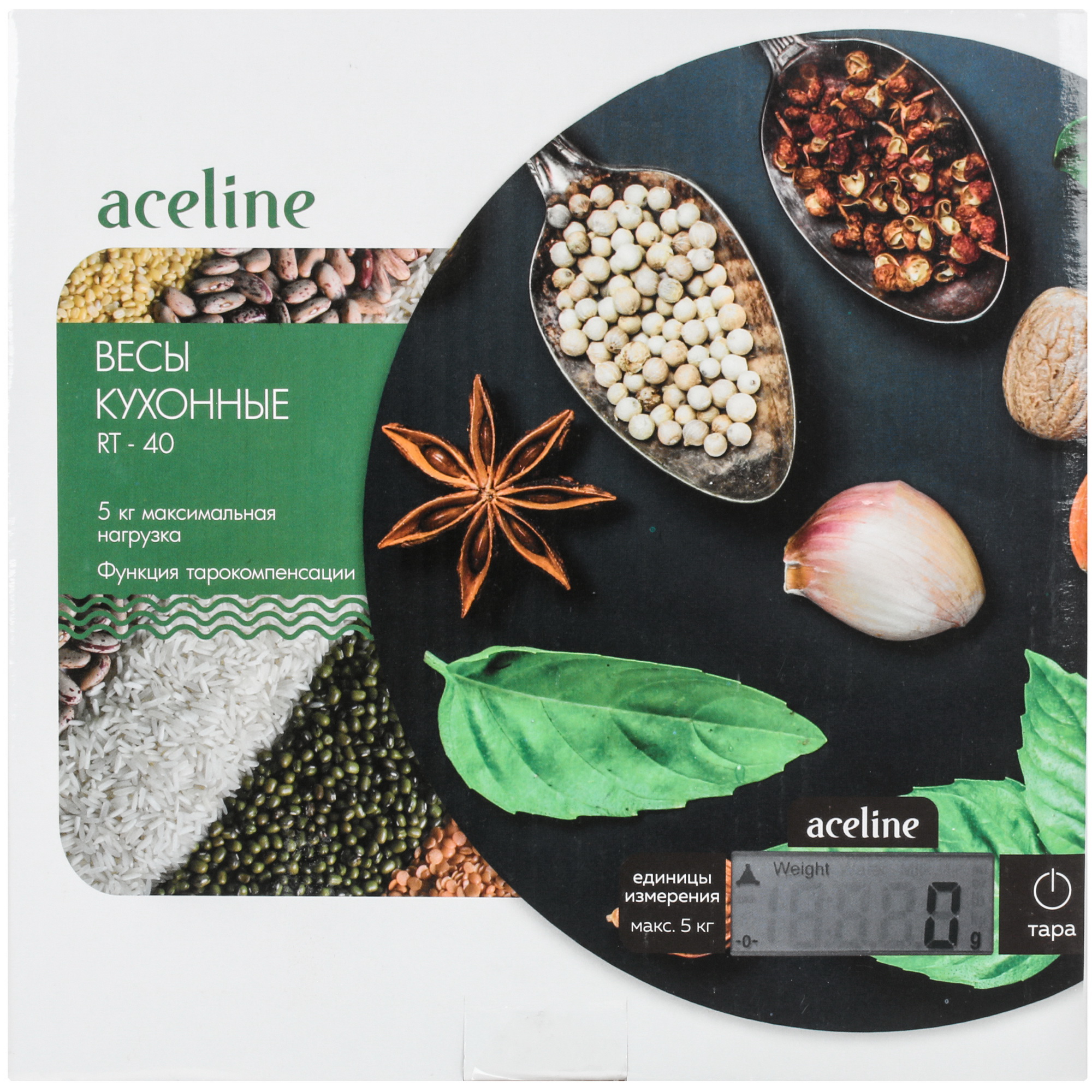 1682663 Кухонные весы Aceline RT-40 разноцветный STDN-0005811 - Вид №6