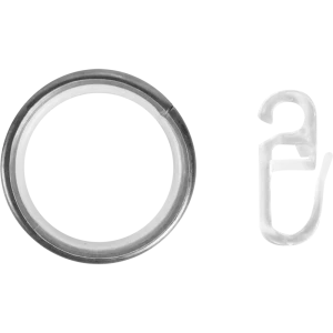 Кольцо с крючком 3.5 см цвет титан