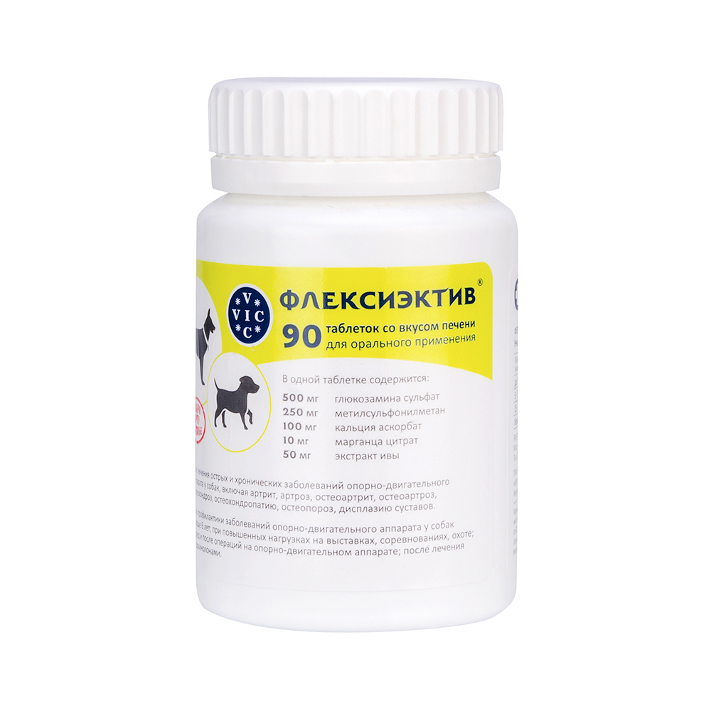 ПР0058481 Таблетки для собак Флексиэктив 90табл. DOCTOR VIC 