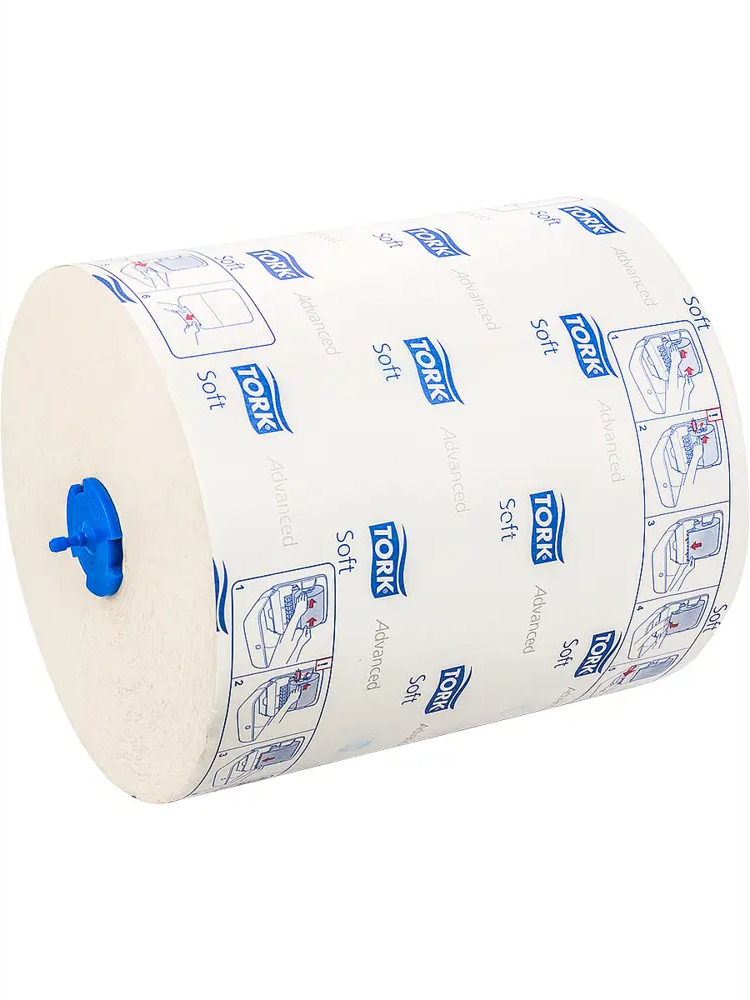 91538678 Бумажное полотенце Tork Advanced H1 2-слойное 150 м в рулоне Н210хD190 мм STLM-1072462