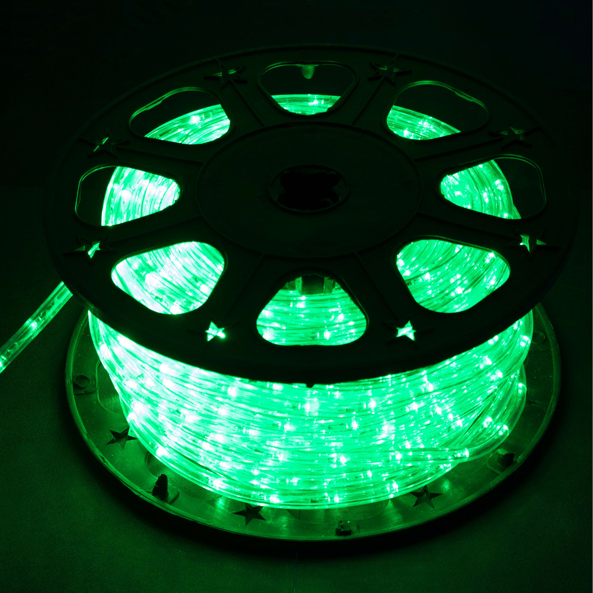 14041380 Электрогирлянда наружная «Дюралайт» 50 м 24 LED/м зелёный Santreyd 