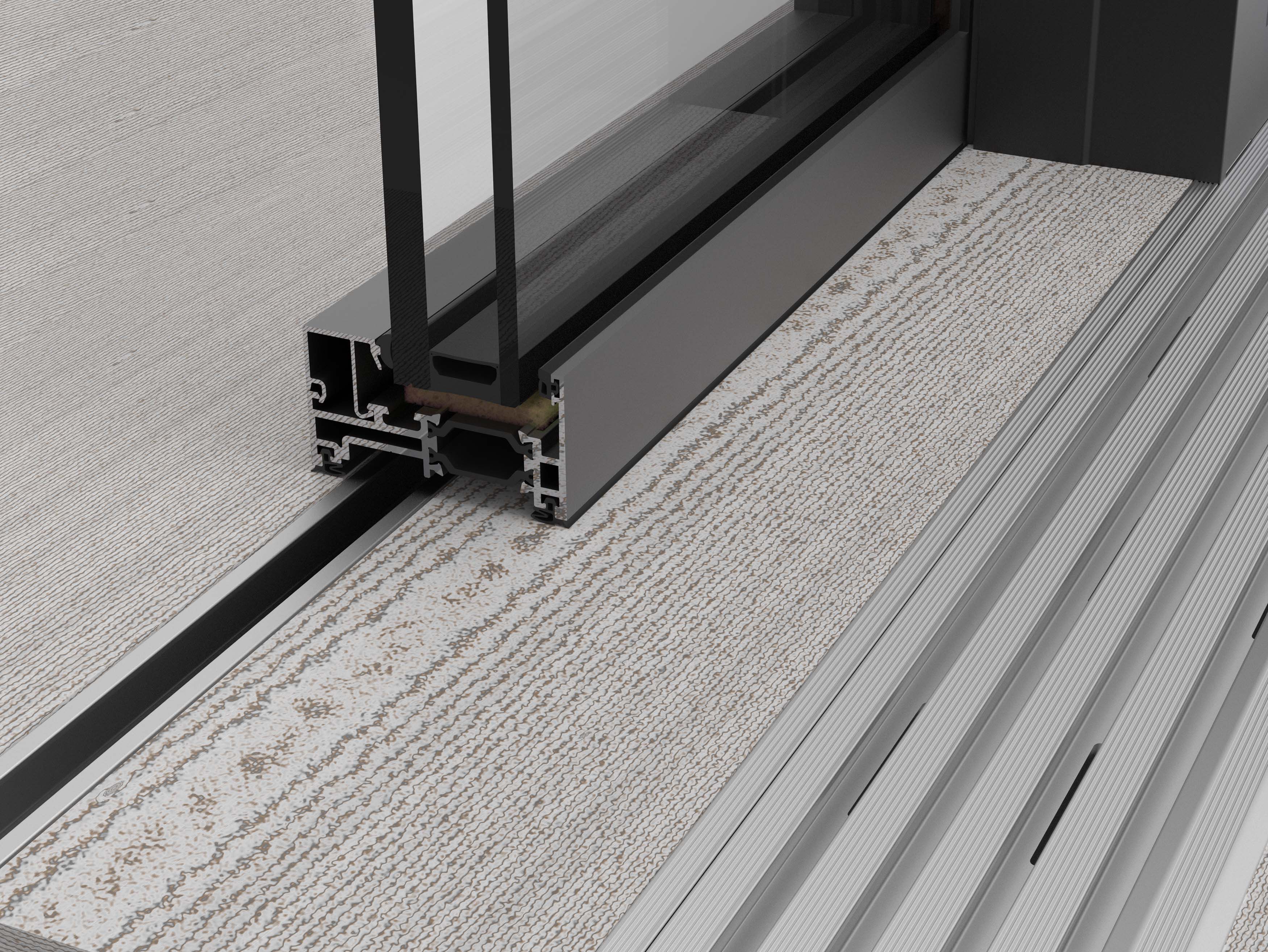 Алюминиевая раздвижная дверь-окно NURITH резюме ARCH-00108728 - Вид №6