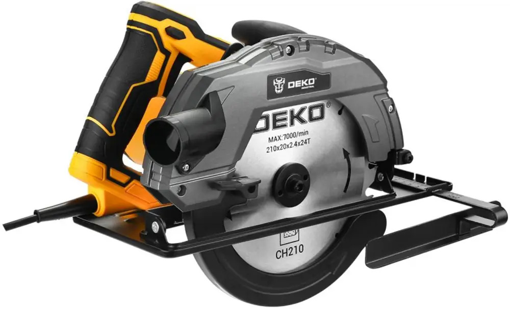 Циркулярная пила DEKO DKCS2300W — мощность 2300Вт для точных распилов 89370293