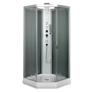 Закрытая душевая кабина Aquanet Penta 2 Rain 90.5x90.5 тонированное стекло